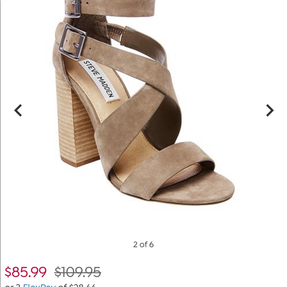 New!! Steve madden leather heels